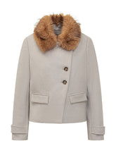 Short Jacket with Faux Fur Collar Ba&sh - Baandsh | Lidia Shopping