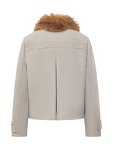 Short Jacket with Faux Fur Collar Ba&sh - Baandsh | Lidia Shopping