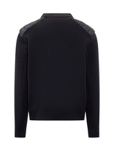 Maglia Blu con Spalle Trapuntate Moncler Grenoble - Fall/Winter 2025 - On Sale - Uomo | Lidia Shopping