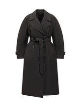 4 Moncler Edward Enninful Trench Nero Doppiopetto - Fall/Winter 2025 - On Sale - Uomo | Lidia Shopping