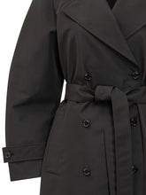 4 Moncler Edward Enninful Trench Nero Doppiopetto - Fall/Winter 2025 - On Sale - Uomo | Lidia Shopping