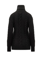 4 Moncler Edward Enninful Maglione a Treccia Nero - Fall/Winter 2025 - On Sale - Uomo | Lidia Shopping