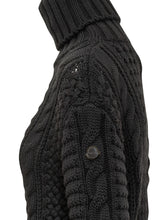 4 Moncler Edward Enninful Maglione a Treccia Nero - Fall/Winter 2025 - On Sale - Uomo | Lidia Shopping