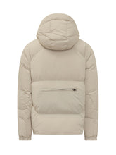 Yves Salomon Beige Down Jacket with Hood - Fall/Winter 2025 - On Sale - Uomo | Lidia Shopping