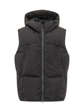 Gilet Yves Salomon Nero Imbottito con Cappuccio - Fall/Winter 2025 - On Sale - Uomo | Lidia Shopping