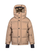 Moncler Kids Giacca Kasanka Beige con Cappuccio - Fall/Winter 2025 - On Sale - Bambino | Lidia Shopping