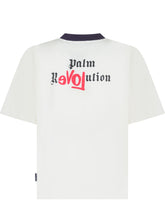 Palm Angels Kids White Flag Print T-shirt - Fall/Winter 2025 - On Sale - Bambino | Lidia Shopping