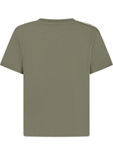 Palm Angels Kids Green T-shirt with Side Stripes - Fall/Winter 2025 - On Sale - Bambino | Lidia Shopping