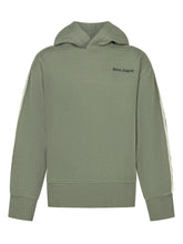 Palm Angels Green Cotton Hoodie - Fall/Winter 2025 - On Sale - Bambino | Lidia Shopping