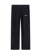 Palm Angels Black Pinstripe Trousers - Fall/Winter 2025 - On Sale - Bambino | Lidia Shopping