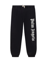 Palm Angels Black Pants with Oversized Logo - Fall/Winter 2025 - On Sale - Bambino | Lidia Shopping