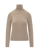Max Mara Studio Beige Wool Turtleneck - Max Mara Studio | Lidia Shopping