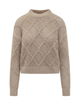 Max Mara Studio Diamond Knit Sweater with Lurex - Max Mara Studio | Lidia Shopping