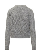 Max Mara Studio Diamond Knit Sweater with Lamé Yarn - Max Mara Studio | Lidia Shopping