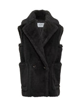 Max Mara Gilet Nero in Pelliccia - Max Mara | Lidia Shopping
