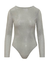 Twenty Fourhaitch Rhinestone Bodysuit - Promo Extra 10% | Lidia Shopping