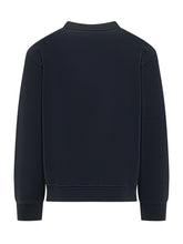 A.P.C. Navy Blue Sweatshirt with Contrast Logo - APC | Lidia Shopping