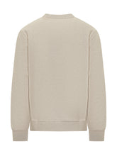 A.P.C. Beige Sweatshirt with Bordeaux Logo - APC | Lidia Shopping
