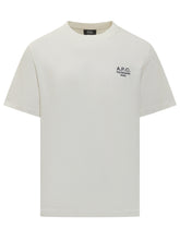 A.P.C. White T-Shirt with Embroidered Logo - APC | Lidia Shopping