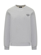 A.P.C. Grey Sweatshirt with Black Logo - APC | Lidia Shopping