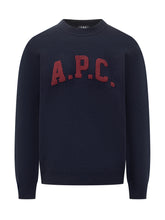 A.P.C. Wool Sweater with Raised Logo - APC | Lidia Shopping