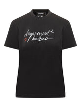 Dsquared2 T-Shirt Nera Babes Logo - Dsquared2 | Lidia Shopping