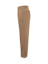 Incotex Beige Pleated Pants with Cuffed Hem - Fall/Winter 2025 - On Sale - Uomo | Lidia Shopping