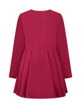 Elisabetta Franchi Kids Abito Bordeaux con Logo Gioiello - Elisabetta Franchi Bambini | Lidia Shopping