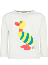 Bobo Choses White T-Shirt with Duck Print - Bobo Choses | Lidia Shopping