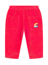 Bobo Choses Red Corduroy Pants with Train Print - Bobo Choses | Lidia Shopping