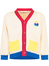 Bobo Choses Multicolor Cardigan with Train Print - Bobo Choses | Lidia Shopping