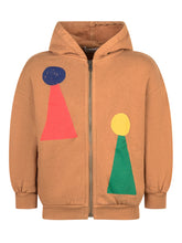 Bobo Choses Brown Hoodie with Geometric Print - Bobo Choses | Lidia Shopping
