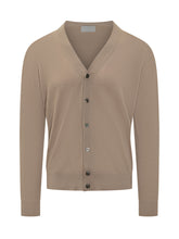 Cardigan Beige Knit De Monsieur - Fall/Winter 2025 - On Sale - Uomo | Lidia Shopping