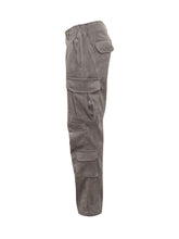 Pantaloni Cargo P.M.D.S in Velluto Grigio - Fall/Winter 2025 - On Sale - Uomo | Lidia Shopping