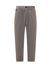 Pantaloni P.M.D.S in Velluto Grigio - Fall/Winter 2025 - On Sale - Uomo | Lidia Shopping