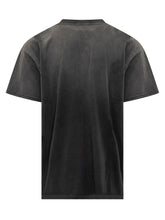Willy Chavarria T-Shirt Nera con Stampa Grafica Vintage - Fall/Winter 2025 - On Sale - Uomo | Lidia Shopping