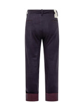 Pantaloni a Righe con Risvolto Maurizio Massimino - Fall/Winter 2025 - On Sale - Uomo | Lidia Shopping
