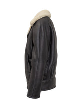 Giocasta Black Leather Jacket with Shearling - Giocasta | Lidia Shopping