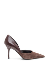 Brown Leather and Suede Pumps - Jeffrey Campbell | Lidia Shopping