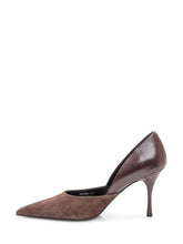 Brown Leather and Suede Pumps - Jeffrey Campbell | Lidia Shopping