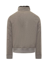 Esterno Grey Cashemere Jacket with Shearling Collar - ESTERNO | Lidia Shopping