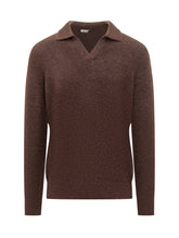 Saint Barth Brown Sweater with Collar - Fall/Winter 2025 - On Sale - Uomo | Lidia Shopping