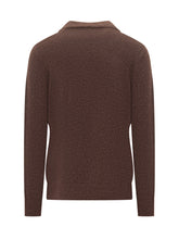 Saint Barth Brown Sweater with Collar - Fall/Winter 2025 - On Sale - Uomo | Lidia Shopping