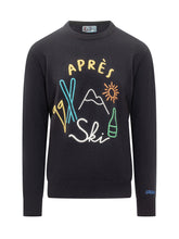 Saint Barth Black Après Ski Sweater - Fall/Winter 2025 - On Sale - Uomo | Lidia Shopping
