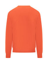 Saint Barth Orange Crewneck Sweater - Fall/Winter 2025 - On Sale - Uomo | Lidia Shopping