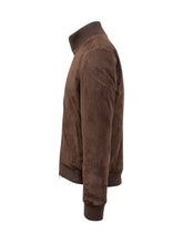 Renzo Cenci Brown Suede Leather Jacket - Fall/Winter 2025 - On Sale - Uomo | Lidia Shopping