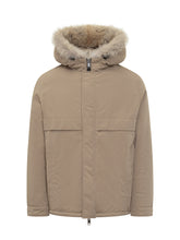 Yves Salomon Parka Beige con Cappuccio in Pelliccia - Fall/Winter 2025 - On Sale - Uomo | Lidia Shopping