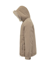 Yves Salomon Parka Beige con Cappuccio in Pelliccia - Fall/Winter 2025 - On Sale - Uomo | Lidia Shopping