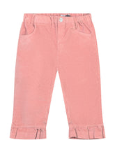 L Orso Bruno Pink Corduroy Pants - Fall/Winter 2025 - On Sale - Bambino | Lidia Shopping