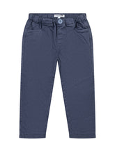 L Orso Bruno Blue Cotton Pants with Elastic Waist - Fall/Winter 2025 - On Sale - Bambino | Lidia Shopping